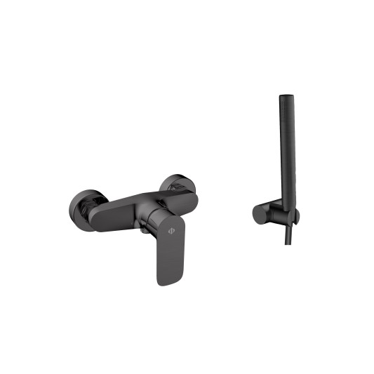 Grifo de ducha Cassio titanio 3108