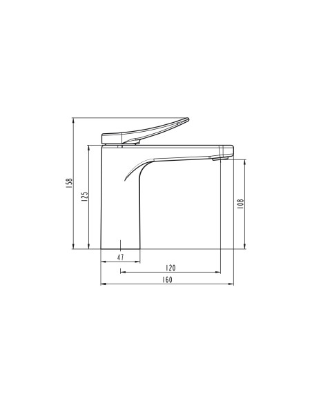 Grifo de lavabo Clio cromo 3245