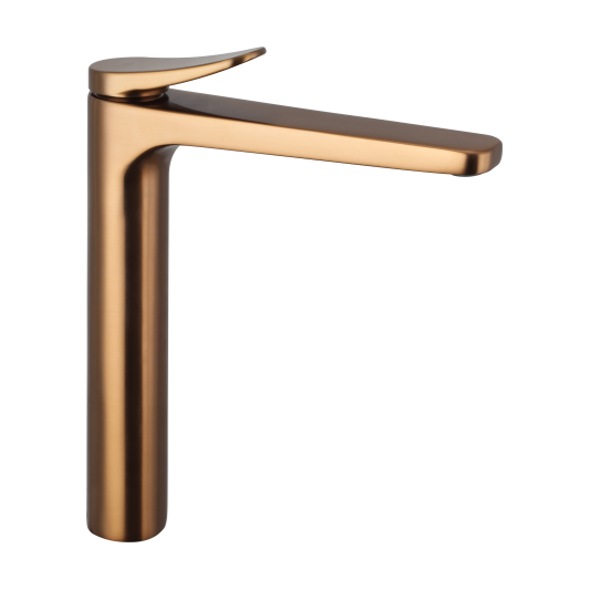 Grifo de lavabo de caño alto Clio cobre 3246CB