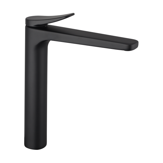 Grifo de lavabo de caño alto Clio negro 3246NG