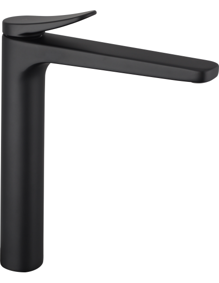 Grifo de lavabo de caño alto Clio negro 3246NG