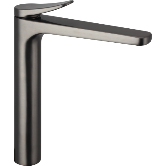 Grifo de lavabo de caño alto Clio titanio 3246T