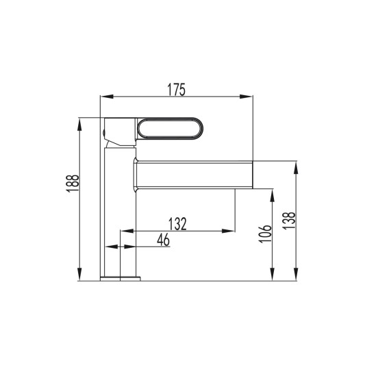 Grifo de lavabo Dior cromo 3120 2