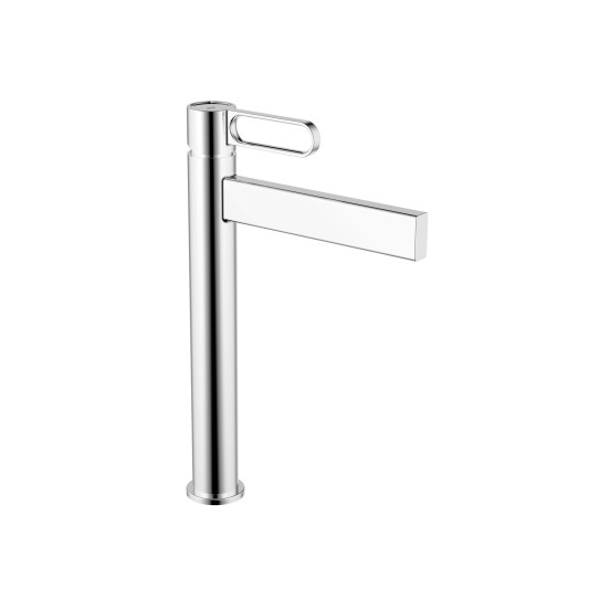 Grifo de lavabo de caño alto Dior cromo 3121