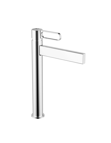 Grifo de lavabo de caño alto Dior cromo 3121