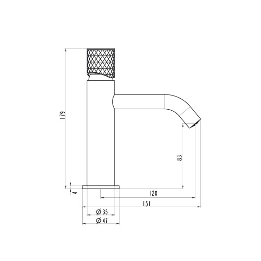 Grifo de lavabo Helios cromo 3218 2