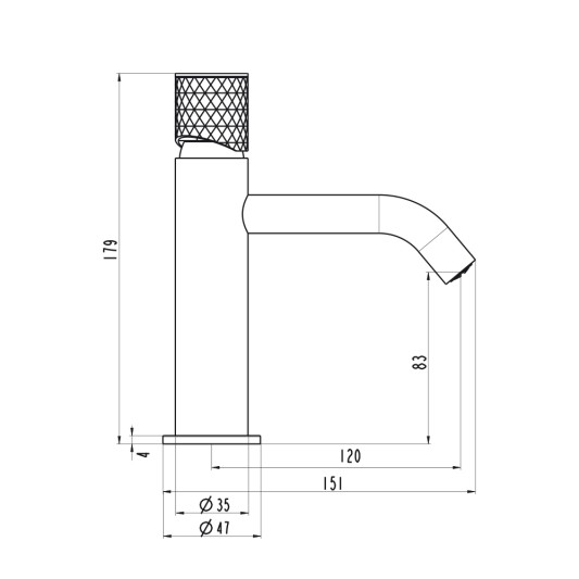 Grifo de lavabo Helios blanco 3218BL