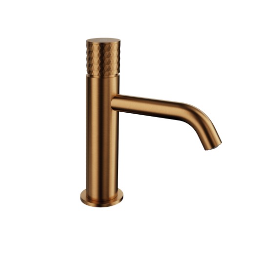 Grifo de lavabo Helios cobre cepillado 3218CB