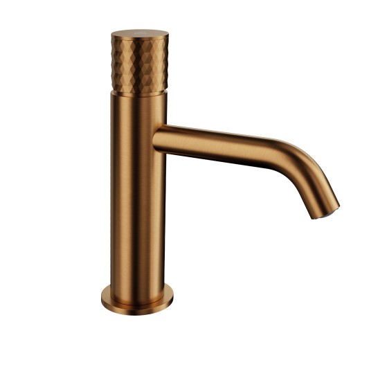 Grifo de lavabo Helios cobre cepillado 3218CB