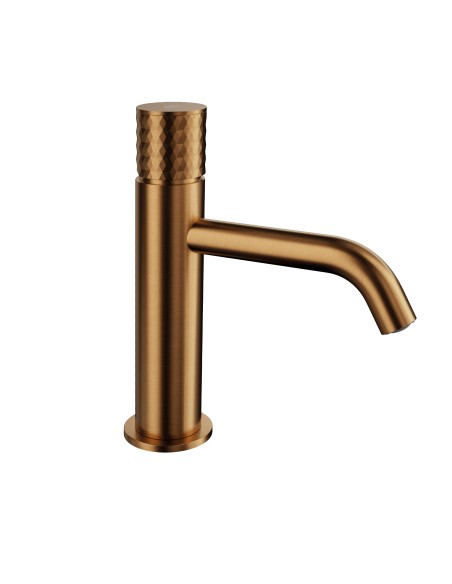 Grifo de lavabo Helios cobre cepillado 3218CB
