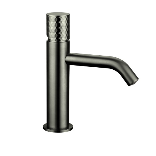 Grifo de lavabo Helios titanio 3218T