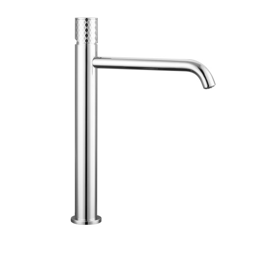 Grifo de lavabo de caño alto Helios cromo 3219