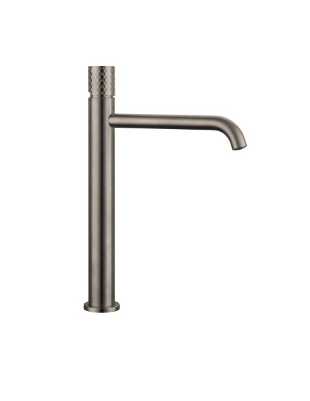 Grifo de lavabo de caño alto Helios níquel cepillado 3219NK