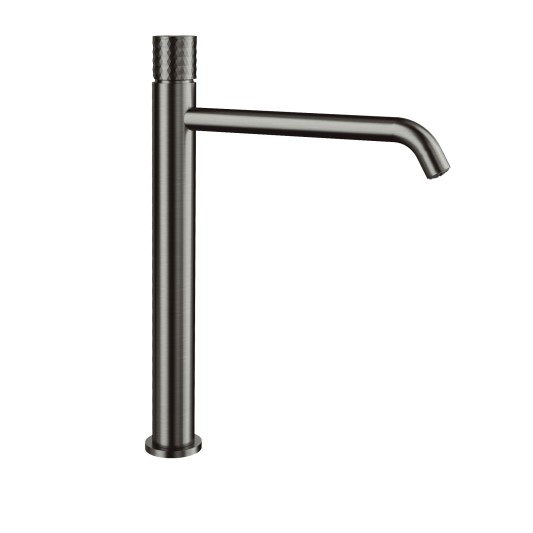 Grifo de lavabo de caño alto Helios titanio 3219T
