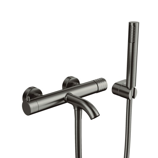 Grifo de bañera Helios titanio 3223T