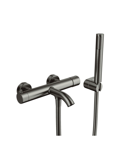 Grifo de bañera Helios titanio 3223T