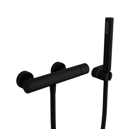 Grifo de ducha Helios negro mate 3224NG