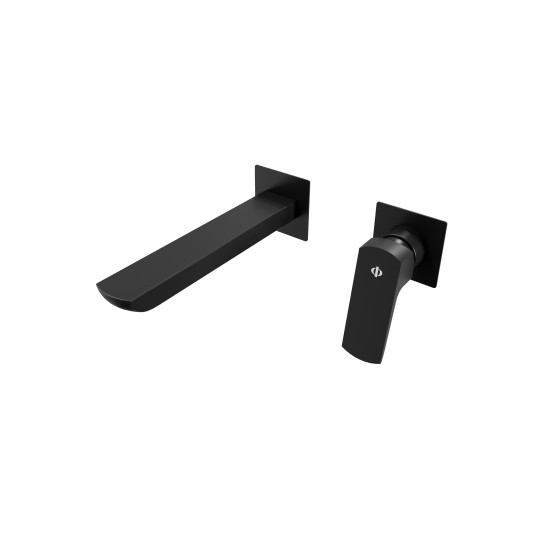 Grifo de lavabo empotrado Marriot negro 3252NG