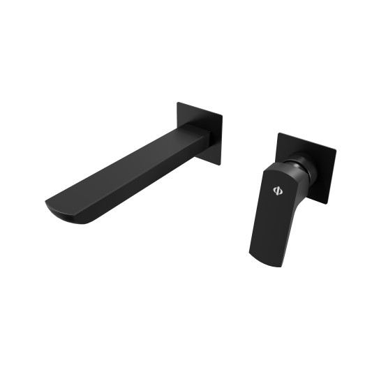Grifo de lavabo empotrado Marriot negro 3252NG