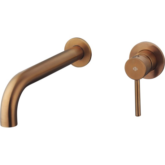 Grifo de lavabo empotrado Sirio cobre 3190CB