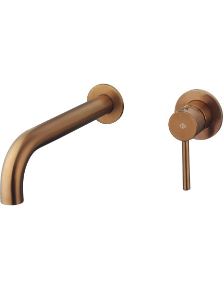 Grifo de lavabo empotrado Sirio cobre 3190CB