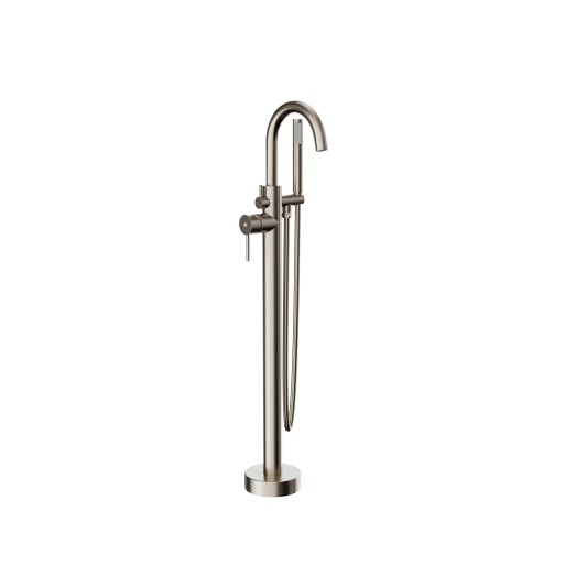 Grifo de bañera exenta Round níquel cepillado 3090NK