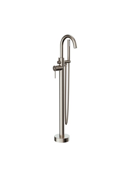 Grifo de bañera exenta Round níquel cepillado 3090NK