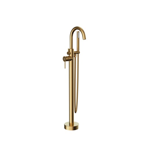 Grifo de bañera exenta Round oro cepillado 3090OR