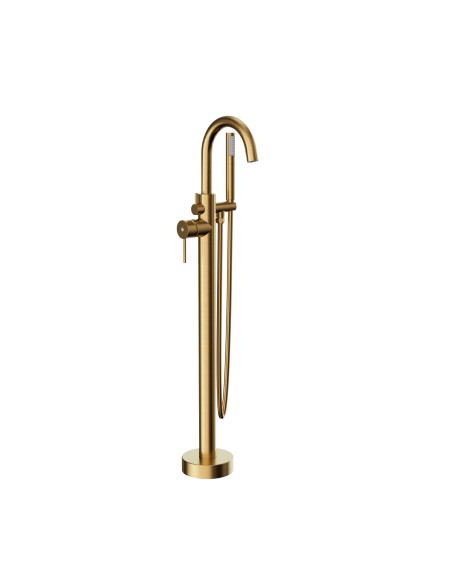 Grifo de bañera exenta Round oro cepillado 3090OR