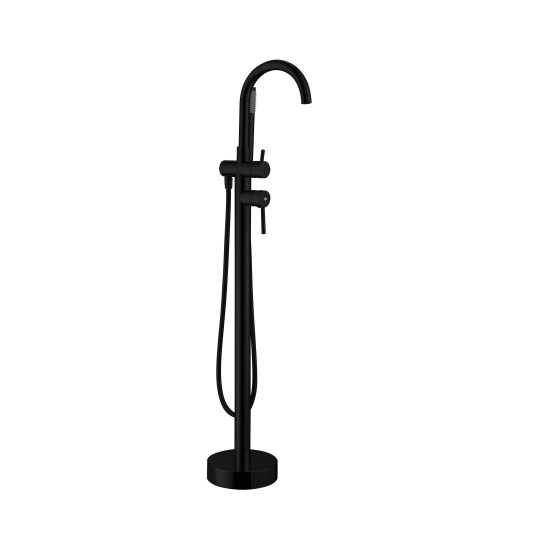 Grifo de bañera exenta Round negro mate 3091