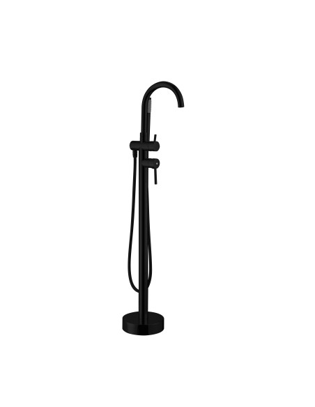Grifo de bañera exenta Round negro mate 3091