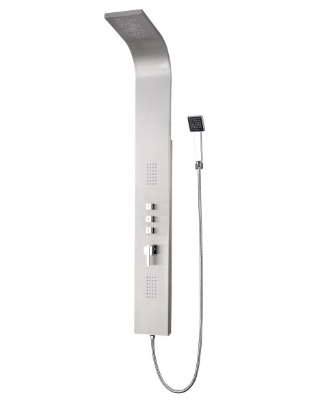 Columna de hidromasaje Gocta cromo 0508