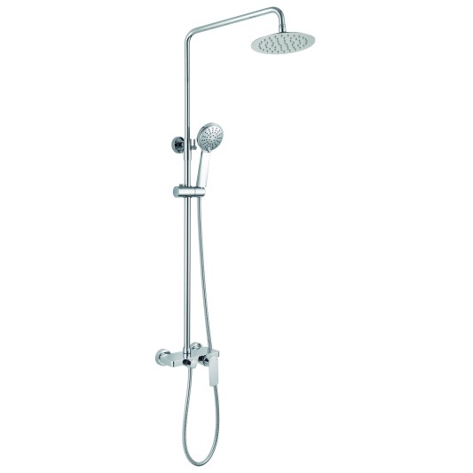Columna de ducha monomando Cassio cromo 3038