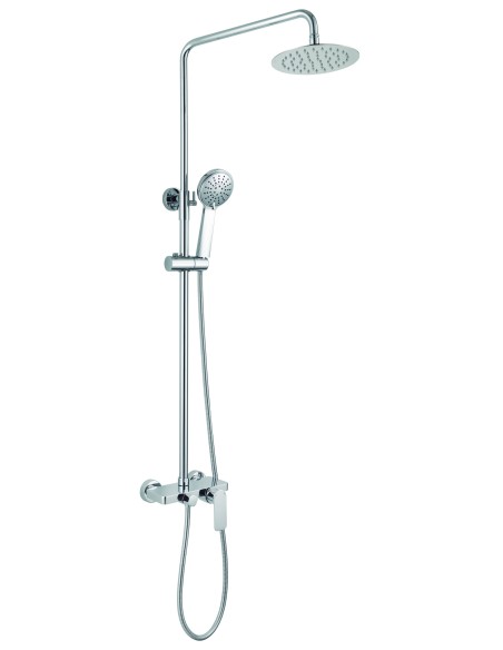 Columna de ducha monomando Cassio cromo 3038