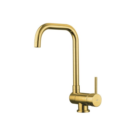 Grifo de cocina abatible Alexia oro cepillado 3233OR