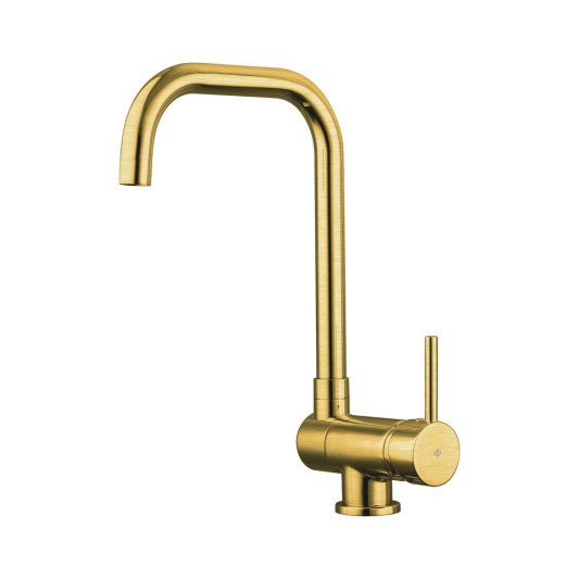 Grifo de cocina abatible Alexia oro cepillado 3233OR