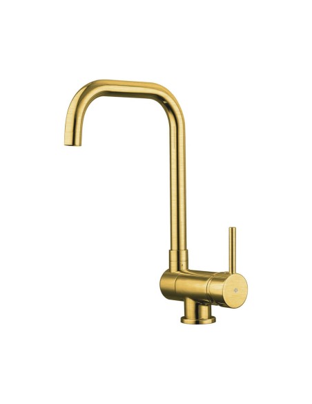 Grifo de cocina abatible Alexia oro cepillado 3233OR