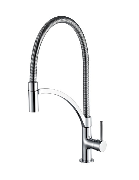 Grifo de cocina extraíble Design cromo 3141