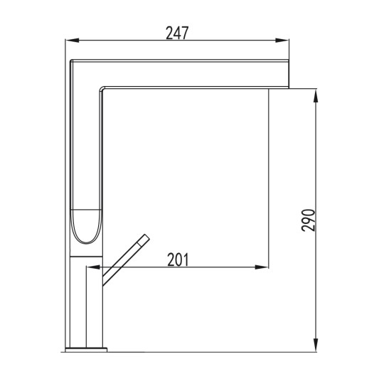 Grifo de cocina Dior cromo 3140