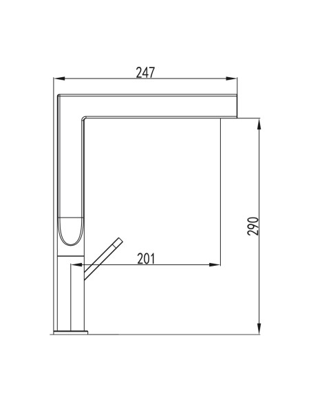 Grifo de cocina Dior cromo 3140