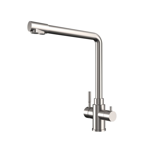 Grifo de cocina con ósmosis acero 3137