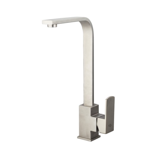 Grifo de cocina Quadra acero cepillado 3181