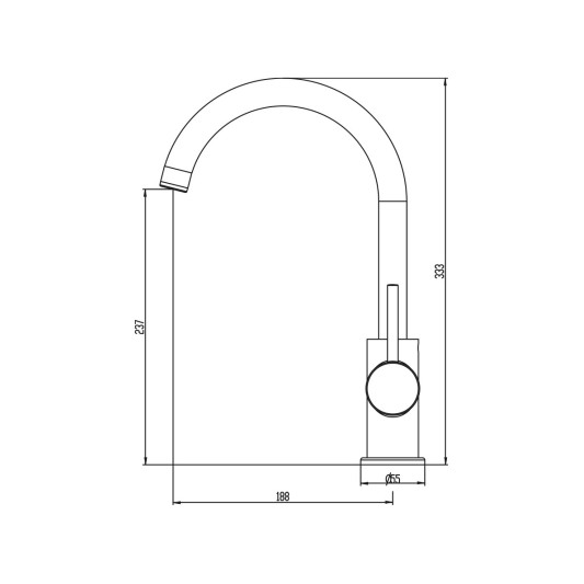 Grifo de cocina Round cromo 3142 2