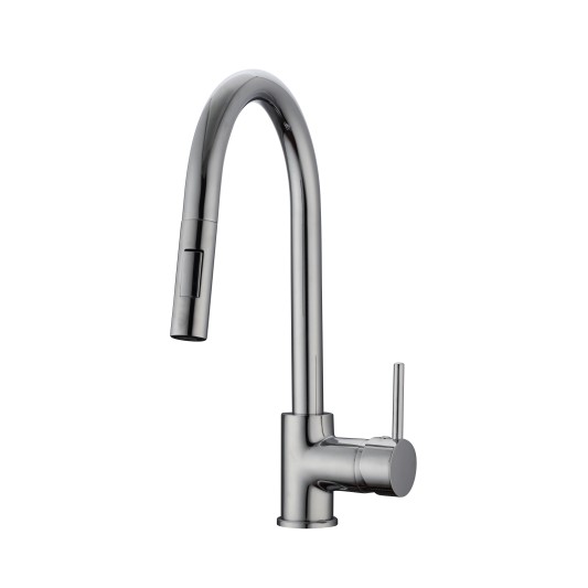 Grifo de cocina extraíble Round cromo 3144