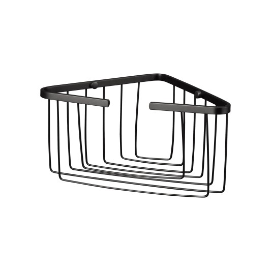 Cesta de rincón para ducha de acero inoxidable titanio GME 0394T
