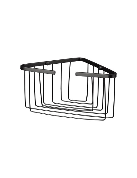 Cesta de rincón para ducha de acero inoxidable titanio GME 0394T