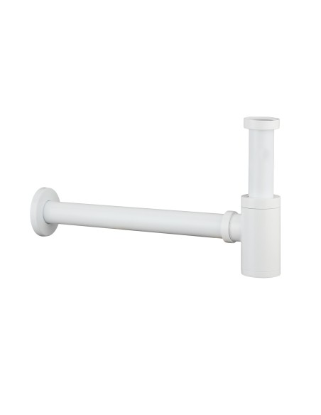 Sifón minimal de lavabo blanco GME 0352BL