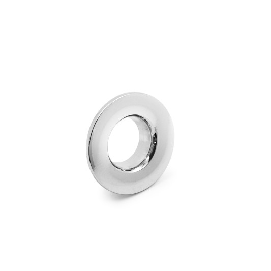 Pack de 10 tapones redondos para rebosadero de lavabo cromo GME 4444