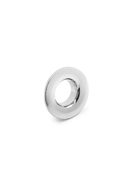 Pack de 10 tapones redondos para rebosadero de lavabo cromo GME 4444