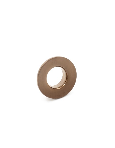 Pack de 10 tapones redondos para rebosadero de lavabo cobre cepillado GME 4444CB